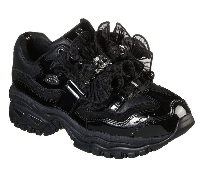 Skechers Premium Heritage: Energy - Cherished Jewel - Womens Sneakers Black [AU-XZ9125]